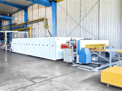 LWRT ishlab chiqarish uchun ikkita kamarli press